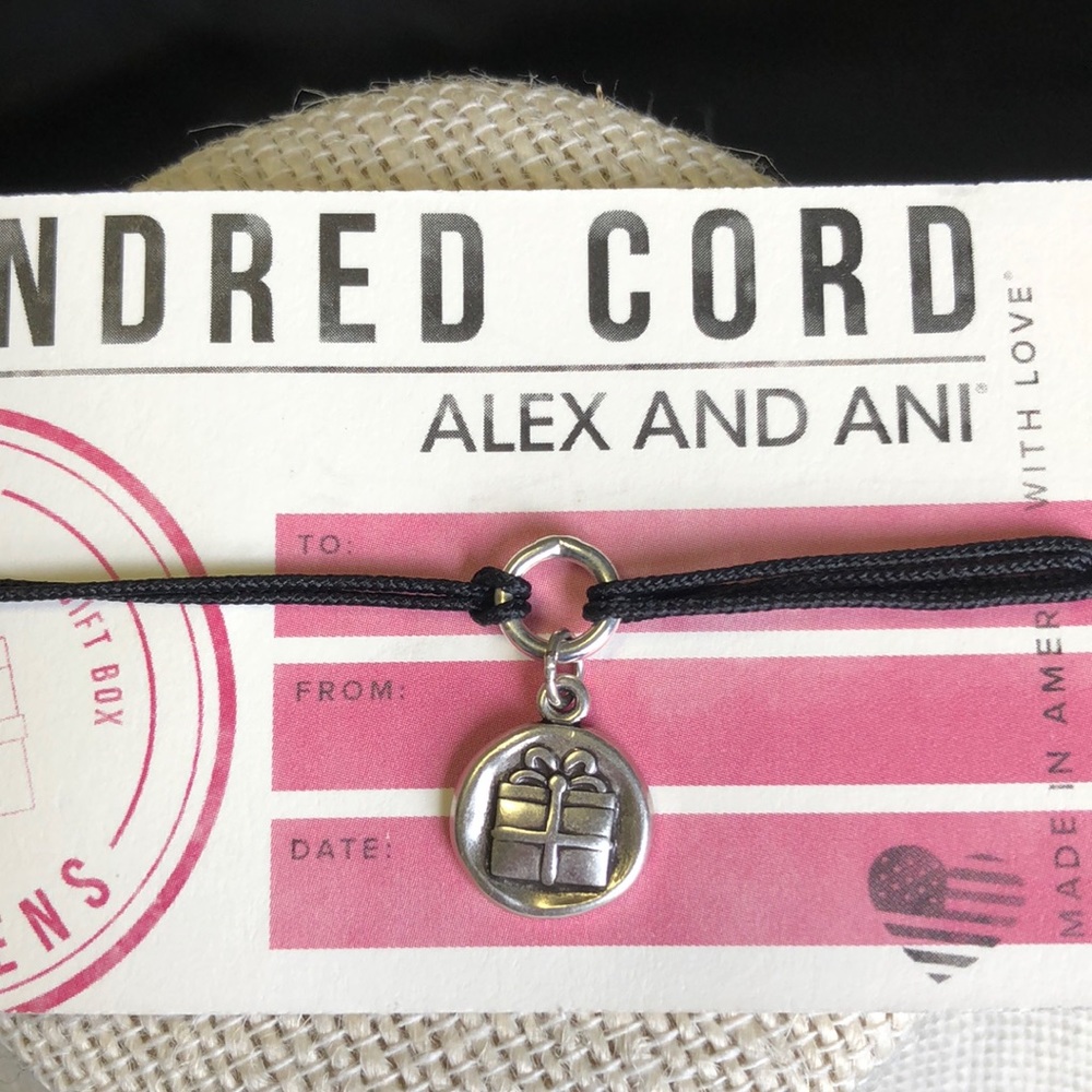 Alex and Ani Kindred Cord Gift Box Silver Bracelet